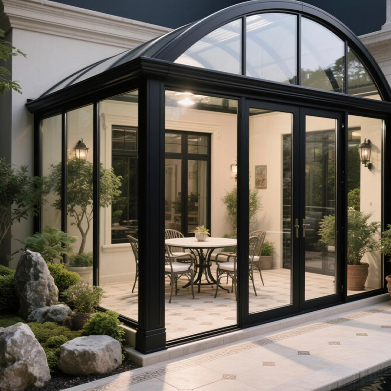 Solarium à toit voûté (structure renforcée)